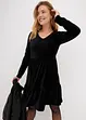 Mini-robe en velours élastique, bonprix
