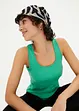 Ripp-Top aus reiner Bio-Baumwolle, bonprix