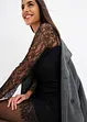 Spitzenkleid mit Transparenz, bonprix