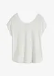 T-shirt à empiècement crochet, bonprix