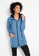 Long-Fleecejacke mit Kapuze, bonprix