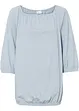 Blouse en jersey de coton à encolure carrée, bonprix
