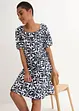 Jerseykleid aus elastischem Bio-Baumwoll-Mix, bonprix