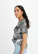 Shirt mit Glanzdruck, bonprix