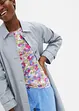 T-shirt manches longues à imprimé floral, bonprix