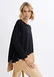 Pull poncho en fine maille, bonprix