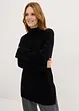 Long-Feinstrickpullover mit Seitenschlitzen aus Viskose-Mix, bonprix