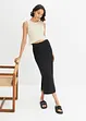 Crop top en coton extensible, bonprix