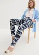 Pantalon imprimé à taille extensible, bonprix
