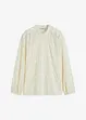 Blouse légèrement transparente avec applications florales, bonprix