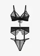 Soutien-gorge, string, porte-jarretelles (ens. 3 pces.), VENUS