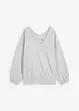 Sweat-shirt oversize en coton mélangé doux, bonprix