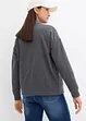 Sweat-shirt de grossesse et d'allaitement avec fermetures zippées, bonprix