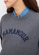 Sweat-shirt de grossesse et d'allaitement avec fermetures zippées, bonprix