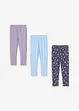 Lot de 3 leggings, bonprix