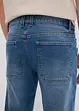 Jean extensible loose, en denim épais, coupe fuselée, bonprix