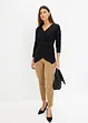 Velourlederimitat-Hose mit Bequembund, bonprix