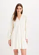 Robe avec fleurs appliquées, bonprix