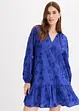 Robe avec fleurs appliquées, bonprix