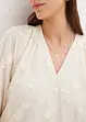 Robe avec fleurs appliquées, bonprix