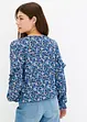 Blouse imprimée volantée, bonprix