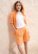 Bermuda en mélange lin et coton, bonprix