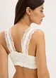Bralette ohne Bügel mit komfortablem Vorderverschluss, bonprix