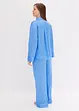 Gewebter oversized Pyjama aus Satin, bonprix
