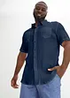 Chemise manches courtes 100% coton, aspect froissé, bonprix