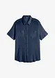 Chemise manches courtes 100% coton, aspect froissé, bonprix