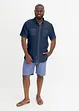 Chemise manches courtes 100% coton, aspect froissé, bonprix