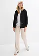 Sweat zippé en doux coton mélangé, bonprix