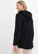 Sweat zippé en doux coton mélangé, bonprix