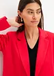Longblazer mit V-Ausschnitt, langarm, bonprix