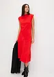 Robe midi avec drapé et base asymétrique, bonprix