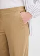 Pantalon à enfiler en coton élastiqué, bonprix