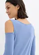 T-shirt en viscose découpé sur les épaules, bonprix