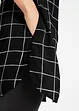 Karierte Longbluse mit Taschen, bonprix