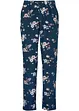 Pantalon à enfiler en viscose avec taille confortable et large au niveau des cuisses, bonprix