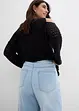 Jean balloon, taille haute, ultra-doux, bonprix