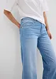 Straight-Jeans Mid Waist, Bequembund Low Stretch cropped, bonprix