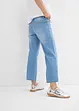 Straight-Jeans Mid Waist, Bequembund Low Stretch cropped, bonprix