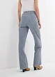 Jean droit rayé, taille haute, loose, bonprix