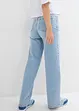 Jean large taille haute, peu extensible, bonprix