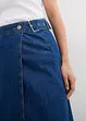 Jupe en jean, style portefeuille, super douce, bonprix