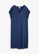 Robe en jersey, col V, viscose mélangée, bonprix
