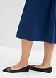 Robe en jersey, col V, viscose mélangée, bonprix