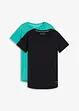 Lot de 2 T-shirts techniques à séchage rapide, bonprix