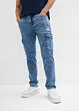 Jean cargo extensible, Regular, Tapered, bonprix