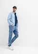 Jean cargo extensible, Regular, Tapered, bonprix